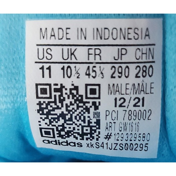 New Adidas Originals Top Ten Hi Sky Rush UNC Blue Leather Shoes GW1616 Size 11 - Picture 8 of 8